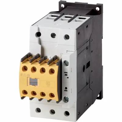 EATON Magnetic Contactor: 3 Poles, 24V DC, 65 A - Safety Contactors