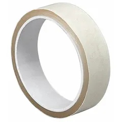 This repositionable double-sided film tape features a transparent acrylic adhesive on an unplasticized polyvinyl chloride film backing. It is designed for mounting, splicing, and holding applications where temporary positioning and clean removal are required. Suitable for graphic arts, sign assembly, and light-duty industrial bonding.