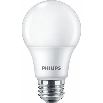 PHILIPS Compact LED Bulb: Medium Screw (E26), LED, (A) Classic, A19, 5 W Watt, 3000K - Medium Screw Base (E26) Lamps