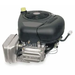 This 17.5 hp vertical-shaft gasoline engine features a 1 in keyed/tapped crankshaft output and electric start. It is designed for use in lawn and garden equipment such as riding mowers, zero-turn mowers, and garden tractors.