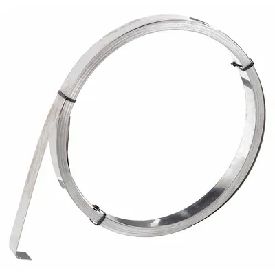 BAND-IT Stainless Steel Band: 0.044 in Strapping Thick, 5,500 lb Break Strength - 201 Stainless Steel Strapping