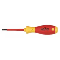 WIHA Insulated Torx Screwdriver: Insulated SoftFinish, Long Lg, Torx Tip, T27 Tip Size, Cushion Grip (MPN 32551)
