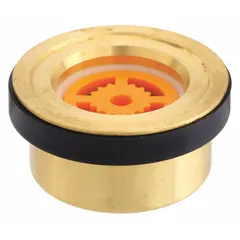 Showerhead repair kit including a gasket and flow control components. Used to service showerheads in bathtub and shower installations, helping maintain water flow and seal integrity.