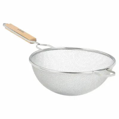 CRESTWARE WHSDF10 Stainless Steel Fine Double Mesh Strainer with - Wire Mesh Strainers