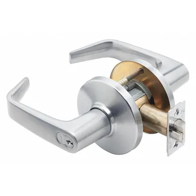 BEST Door Lockset: Office Lever Locksets, Chrome, ADA Compliant