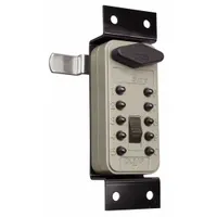 KIDDE Cabinet Lock: Beige Enamel, Cam Lock, 3 3/8 in Body Ht, 1 1/2 in Body Wd, 1 11/32 in Body Dp (MPN 1798)