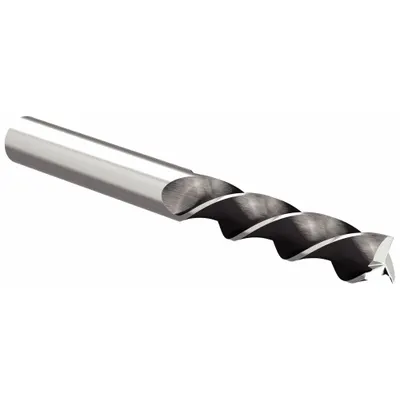 WIDIA HANITA Square End Mill: Carbide, 3 Flute, 5/16" Mill Dia, 1-1/4" LOC - Fast-Cutting Carbide Square End Mills for Aluminum