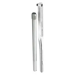 This ratcheting micrometer torque wrench features a 1 in square drive and a torque range of 600 N-m to 1500 N-m. It is designed for precise tightening of fasteners in heavy industrial applications such as mining, oil and gas, and power generation. The wrench is tether capable for added safety.