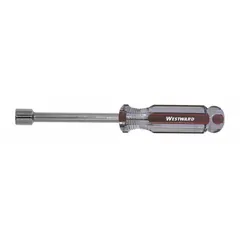 This standard nut driver features an 11 mm metric tip size and a solid round shank with a straight design. It is intended for tightening or loosening hex nuts and bolts in mechanical assembly, maintenance, and repair tasks. The tool is not magnetized.