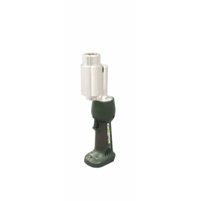 GREENLEE Knockout Tool Kit: 18V DC, 4 in Punching Capacity (Steel) - Greenlee Cordless Knockout Punches