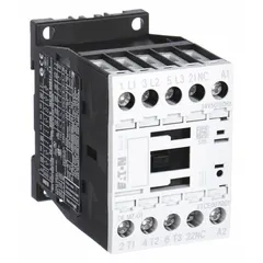 This Siemens SIRIUS 3RT safety contactor is a 3-pole device rated for 16 A at 24 V DC. It is designed for use in safety circuits such as emergency stop and safety gate applications where reliable load disconnection is required. The contactor does not include integrated surge suppression.