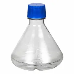 APPROVED VENDOR Polycarbonate Erlenmeyer Flask with Baffled Base, 3000 mL, Graduated, with Closure, FBC3000S