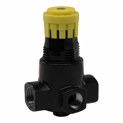 Parker Regulator: Zinc, 3/8 in NPT, 1 psig to 125 psig, 300 psig Max Op Pressure - Parker FRL Air Regulators