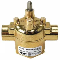 Hydronic zone valve for HVAC systems, used to regulate water flow to individual heating or cooling zones. Suitable for applications such as radiant floor heating, baseboard radiators, and fan-coil units
