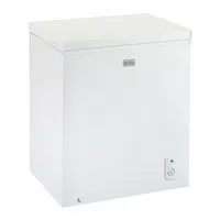 BLACK & DECKER Chest Freezer: White, 5 cu ft Capacity, 33 1/2 in x 24 7/8 in x 21 3/4 in (MPN BCFK516)