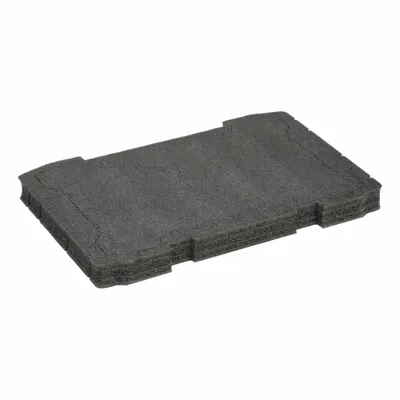 DEWALT Tough System Foam Insert: 12 3/8 in W x 1 1/2 in H, Foam, Gray - Tough System Tool Storage Foam Inserts