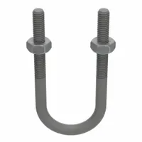 Standard U-Bolt: 1/4"-20 Thread Size, For Pipe Size 1 in, 2 3/4 in Inside Ht, Steel, 10 PK (MPN U17244.025.0100)