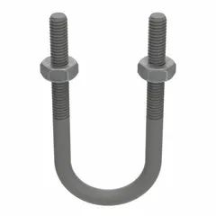 This steel U-bolt is designed for securing 1 in pipe, tubing, or conduit to structural supports. It features a 1/4"-20 thread size and a 2 3/4 in inside height. Commonly used in plumbing, HVAC, and industrial piping systems to hold pipes firmly in place and reduce vibration. Sold in a pack of 10.