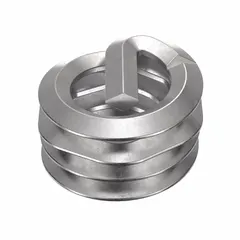 Free-running tanged helical insert for repairing or reinforcing tapped threads in metal. Thread size 1/4"-20, coarse right-hand threads, plain finish. Supplied in a 1,000-piece pack. Suitable for general industrial applications requiring strong, wear-resistant internal threads.