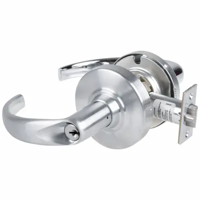 SCHLAGE ALX53P SPA 626 Office Lever Lockset, Chrome, ADA Compliant - Office Lever Locksets