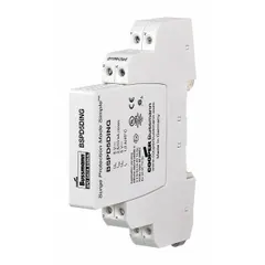 This BUSSMANN surge protection device is designed for DIN-rail mounting in data and signal circuits. It provides L-L protection for 24V DC systems with a maximum continuous operating voltage of 33 V DC and a voltage protection rating of 102V (L-L). The unit has 4 poles and 4 wires, housed in a polyamide enclosure, and does not include filtering.