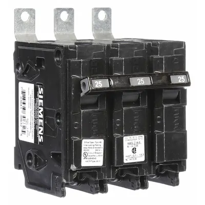 SIEMENS B325HH BL Series Miniature Circuit Breaker - B Series, Bolt-On Siemens Miniature Circuit Breakers