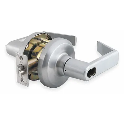 DORMAKABA QCL151E626S4478SLC Office Lever Lockset, Chrome, ADA Compliant, SFIC - Office Lever Locksets