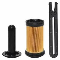 Cartridge DEF filter with 1 3/4 in outside diameter and cellulose media. Interchanges with FleetGuard UF101. Used to remove contaminants from diesel exhaust fluid in selective catalytic reduction systems on Navistar buses