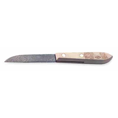 AMPCO Common Knife: Straight, 6 3/4 in Overall Lg, Copper Nickel, Wood - Non-Sparking Knives
