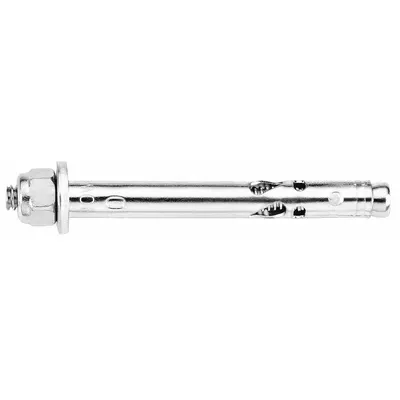 DEWALT Sleeve Anchor with Cap Nut, 1/4 in Dia, #10-24 Thread, Steel, 100 PK - Sleeve Anchors with Cap Nuts