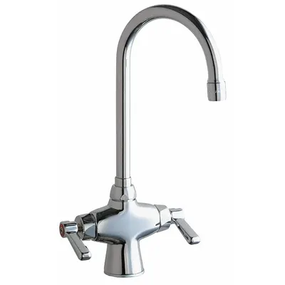 CHICAGO FAUCETS Single-Post Bar Sink Faucet 50-E35-XKABCP - Single-Post Bar Sink Faucets