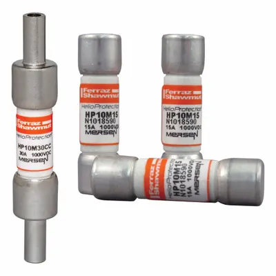 MERSEN Solar Fuse: HP10M Series, Gen Purpose, 1 A - Fast-Acting Blade Fuses