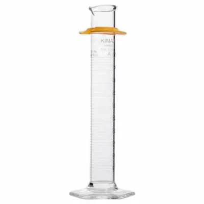 KIMBLE Graduated Cylinder: 50 mL, A, To Deliver (TD), 1 mL Graduation Increments - mL - Class A Glass Graduated Cylinders