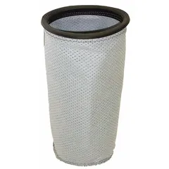 This cloth filter is designed for dry pickup in ProTeam backpack vacuums. It is compatible with ProTeam vacuum model 107119 and captures fine dust and debris during commercial cleaning tasks.