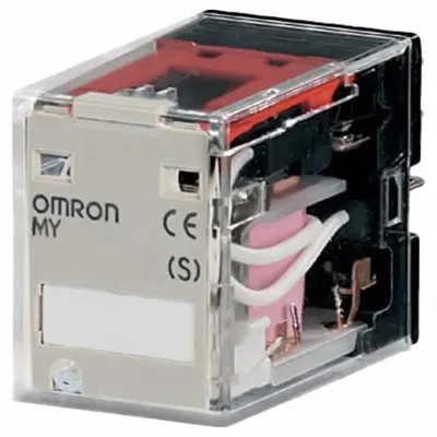 OMRON General Purpose Relays: Socket Mounted, 110/120V AC, 4PDT, 14 Pins/Terminals - Socket-Mounted Relays