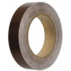 This solid-color banding tape is used for identifying and labeling piping systems in industrial facilities. The brown vinyl tape is non-reflective and measures 1 inch wide by 90 feet long (1,080 inches total length). It is applied as a pipe marker to help maintenance teams quickly interpret pipe contents.