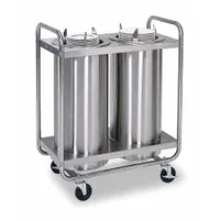 LAKESIDE Plate Dispenser Cart: Heated, 9 3/4 in Plate Size, 38 3/8 in Overall Ht, 31 in Overall Lg (MPN 777)