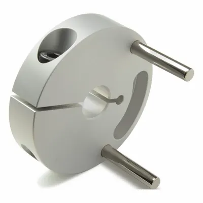 RULAND MANUFACTURING Controlflex Coupling Hub: 1° Angular Misalignment, 1.5 mm Axial Motion - Double Insert Hubs for Round Shafts