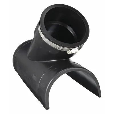 FERNCO TSW-4 Flexible Tap Saddle Wye for 4 in Pipe - Tap Saddle Flexible Pipe Fittings