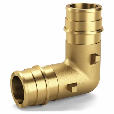 ZURN QEE77GX Expansion Brass Barbed Tube Fitting Elbow - Expansion Brass Barbed Tube Fittings