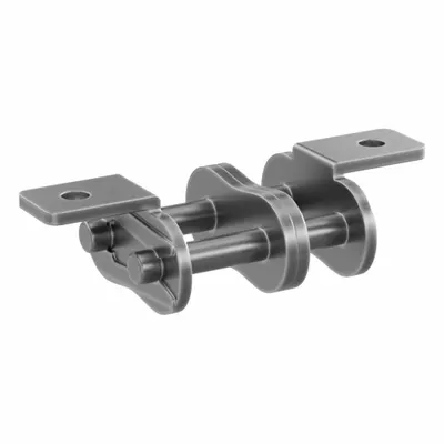 TSUBAKI Attachment Link: For Std Roller Chains, K-1, 80, Double Strand, 1 in Pitch - Attachment Links for ANSI Standard Chains