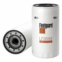 FLEETGUARD Oil Filter: M30-2.00 Thread Size, 8 3/8 in Overall Ht, 8 3/8 in Overall Lg, Oil, Spin-On (MPN LF3594)