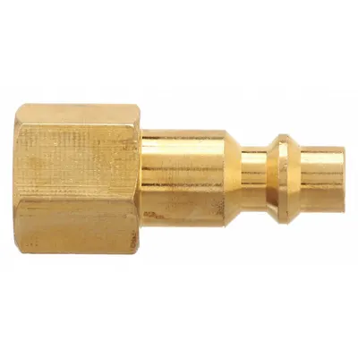 SPEEDAIRE Industrial Interchange Brass Quick-Connect Air Coupling Plug - Industrial Interchange Brass Quick-Connect Air Coupling Plugs