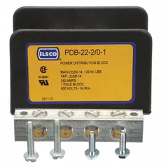 Ground lug kit rated for 600V AC and 400 to 600 amps. Used for establishing secure grounding connections in industrial electrical systems, such as power distribution and equipment bonding.
