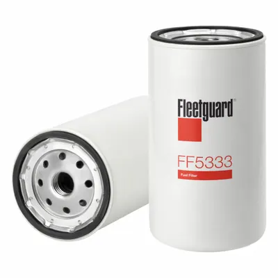 FLEETGUARD Automotive Fuel Filter: 12 in Overall Lg, 3 11/16 in Outside Dia, Cellulose - Spin-On Fuel Filters