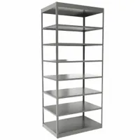 HALLOWELL Metal Shelving: Standalone, Heavy-Duty, 36 in x 24 in, 84 in Overall Ht, 8 Shelves (MPN DT5513-24HG)