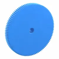 Machined Spur Gear: Module m 1, 100 Teeth, 10 mm Bore Dia, Nylon, 20° Pressure Angle, Plain Bore (MPN PS1-100)