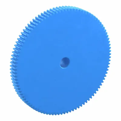 KHK GEARS Machined Spur Gear: Module m 1, 100 Teeth, 10 mm Bore Dia, Nylon, 20° Pressure Angle - Metric Spur Gears with Standard Hub