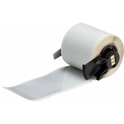 BRADY Pre-Cut Label Stock Roll: 1 29/32 in x 4 in, 4 in x 1 29/32 in, Polyester - Brady Precut Label Rolls
