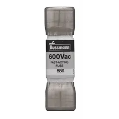 Fast-acting cylindrical fuse rated 3 A and 600 V AC. Midget size with 13/32 in x 1 3/8 in dimensions and non-indicating design. Used for overcurrent protection in control panels, motor starters, and lighting systems.